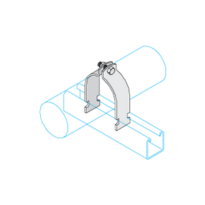 Unistrut M1133PG Pipe Clamp 88.1-95.2mm