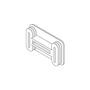 Unistrut 41x21mm Black End Cap for P3000 & P4000 Channel