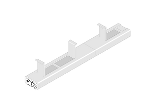 UNISTRUT P3370X6PG CONCRETE INSERT 6M LONG PRE GALVANIZED P3370